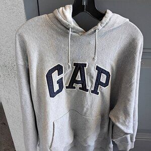Gap Oversized Logo Hoodie With Navy Blue Embroidered "GAP"